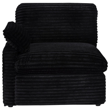  Coaster Furniture Collins 610360LRP Modular LAF Power Recliner - Black IMAGE 3