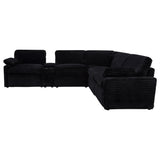  Coaster Furniture Collins 610360P-SET 6-piece Modular Power Reclining Sectional - Black IMAGE 15