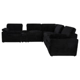 Coaster Furniture Collins 610360P-SETA 7-piece Modular Power Reclining Sectional - Black IMAGE 13