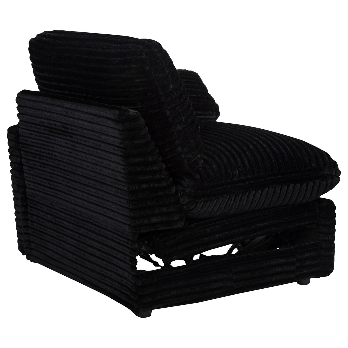  Coaster Furniture Collins 610360RRP Modular RAF Power Recliner - Black IMAGE 2