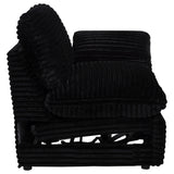  Coaster Furniture Collins 610360RRP Modular RAF Power Recliner - Black IMAGE 4