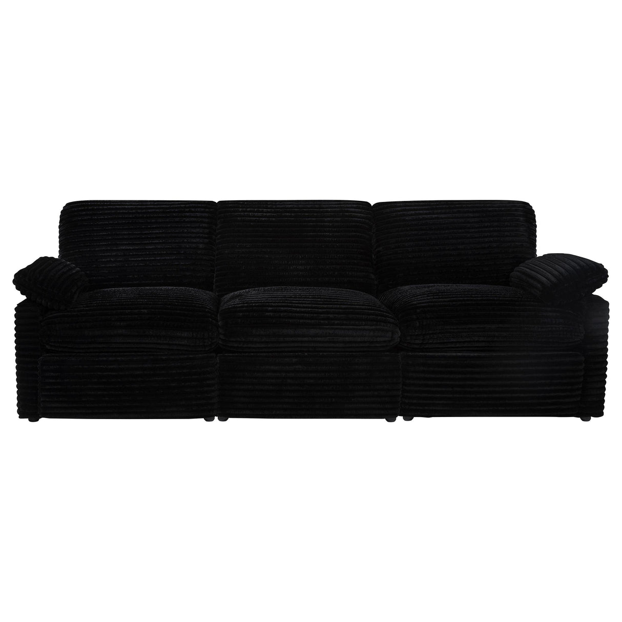 Coaster Furniture Collins 610361P Modular Power Sofa - Black IMAGE 1