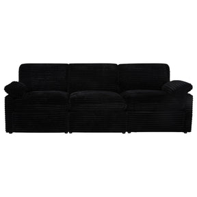  Coaster Furniture Collins 610361P Modular Power Sofa - Black IMAGE 1