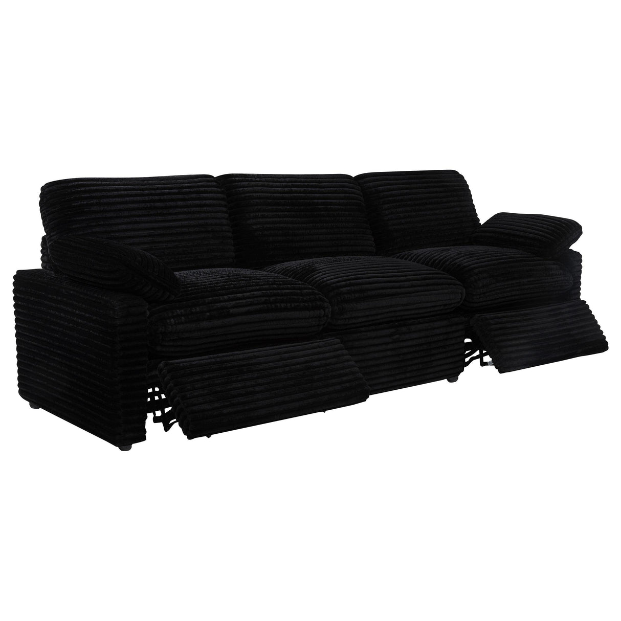  Coaster Furniture Collins 610361P Modular Power Sofa - Black IMAGE 11