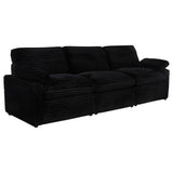  Coaster Furniture Collins 610361P Modular Power Sofa - Black IMAGE 2