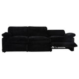 Coaster Furniture Collins 610361P Modular Power Sofa - Black IMAGE 3