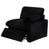  Coaster Furniture Collins 610361PT 5-Piece Power Reclining Home Theater Seating - Black IMAGE 7