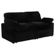  Coaster Furniture Collins 610362P Modular Power Loveseat - Black IMAGE 1