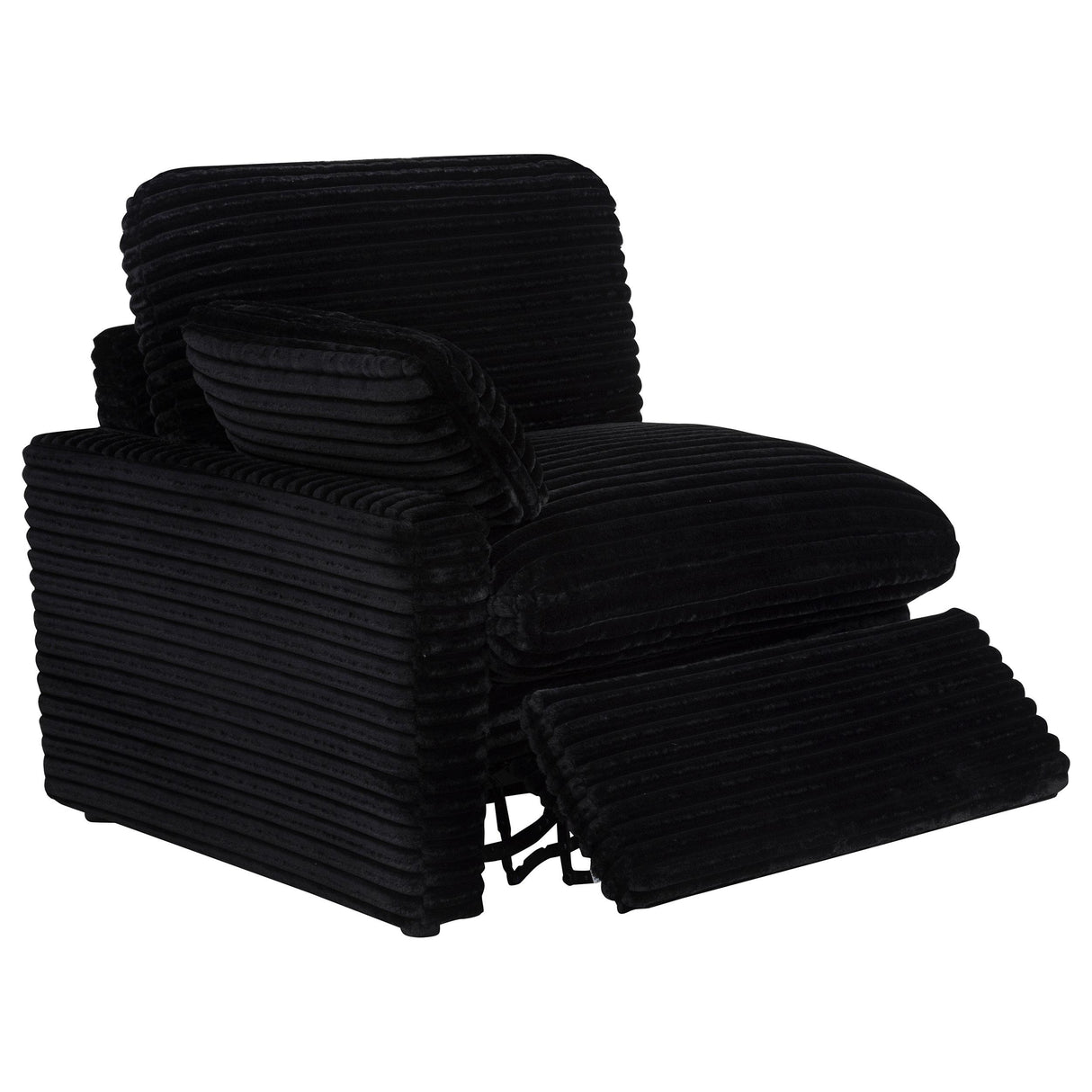  Coaster Furniture Collins 610362P Modular Power Loveseat - Black IMAGE 6
