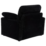  Coaster Furniture Collins 610363P Upholstered Power Recliner Chair - Black IMAGE 10