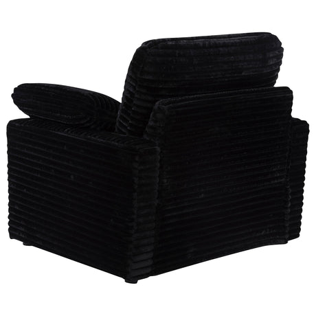  Coaster Furniture Collins 610363P Upholstered Power Recliner Chair - Black IMAGE 10