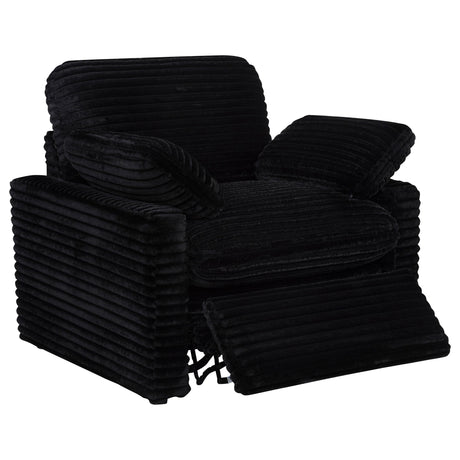  Coaster Furniture Collins 610363P Upholstered Power Recliner Chair - Black IMAGE 15