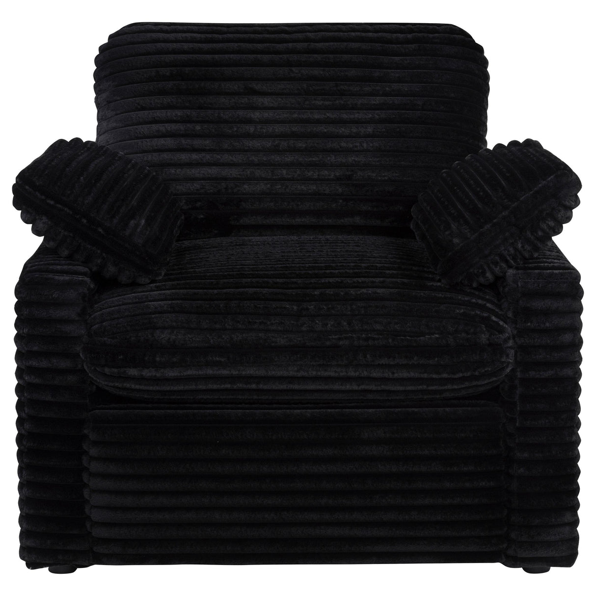  Coaster Furniture Collins 610363P Upholstered Power Recliner Chair - Black IMAGE 3