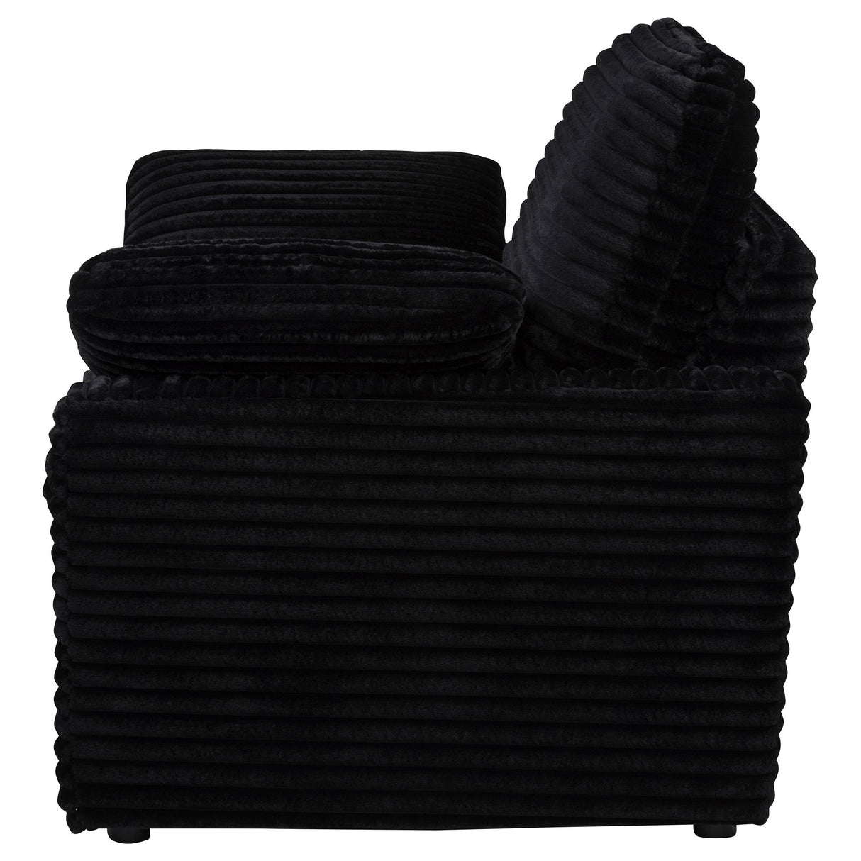  Coaster Furniture Collins 610363P Upholstered Power Recliner Chair - Black IMAGE 8