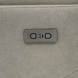  Coaster Furniture Adler 610423P Upholstered Power Swivel Glider Recliner - Greige IMAGE 4