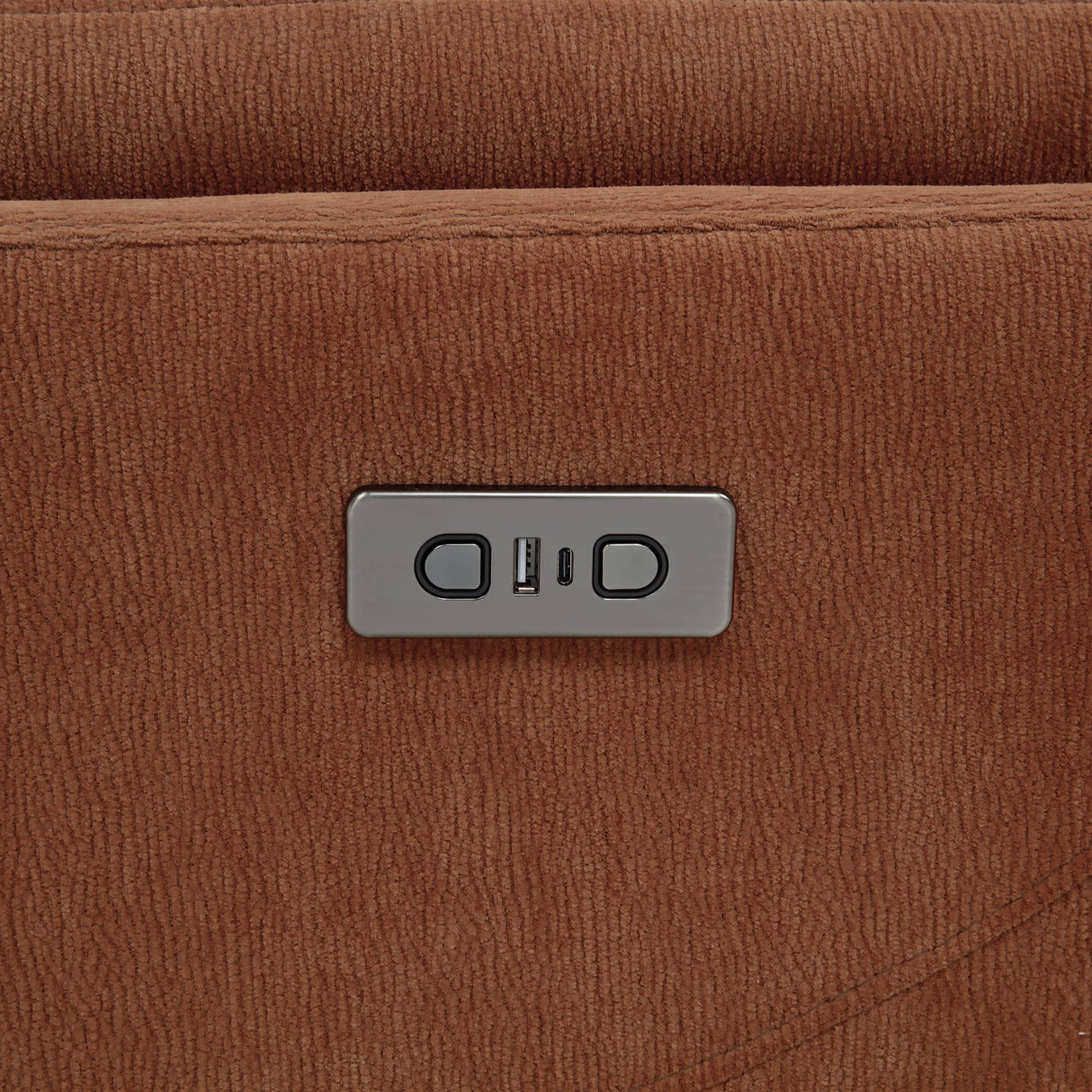  Coaster Furniture Adler 610433P Upholstered Power Swivel Glider Recliner - Rust IMAGE 8