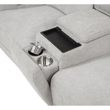  Coaster Furniture Sylmar 610522P Chenille Upholstered Power Reclining Loveseat - Dove Grey IMAGE 13