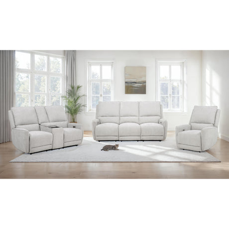  Coaster Furniture Sylmar 610522P Chenille Upholstered Power Reclining Loveseat - Dove Grey IMAGE 17