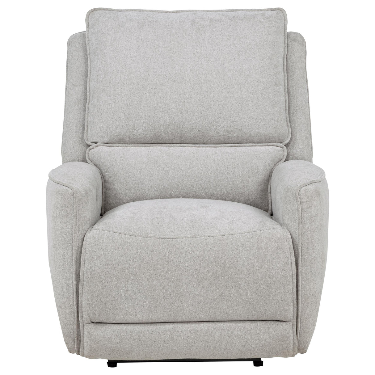  Coaster Furniture Sylmar 610523P Chenille Upholstered Power Recliner - Dove Grey IMAGE 10