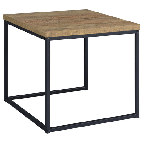  Coaster Furniture Straden 700144 3-piece Engineered Wood Coffee Table Set - Mango/Black IMAGE 3