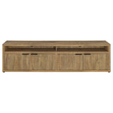  Coaster Furniture Tabby 700933 79-inch 4-door Engineered Wood TV Stand Media Console - Mango IMAGE 9