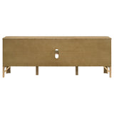  Coaster Furniture Rowe 701652 65-inch 2-door Wood TV Stand Media Console - Light Oak IMAGE 10