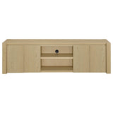 Coaster Furniture Laurelton 701653 78-inch 4-door TV Stand Media Console - Light Oak IMAGE 11