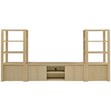  Coaster Furniture Laurelton 701653 78-inch 4-door TV Stand Media Console - Light Oak IMAGE 13