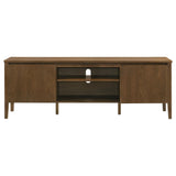  Coaster Furniture Thori 701672 63-inch 2-door TV Stand Media Console - Dark Brown IMAGE 7