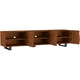  Coaster Furniture Trask 701790 86-inch Wood TV Stand Media Console - Mango Brown IMAGE 3