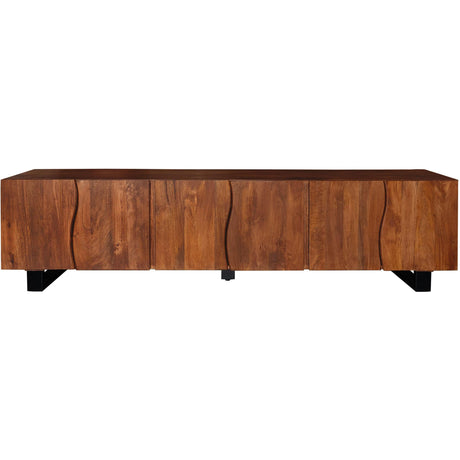  Coaster Furniture Trask 701790 86-inch Wood TV Stand Media Console - Mango Brown IMAGE 4