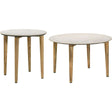  Coaster Furniture Aldis 703718-S2 2-piece Coffee and End Table Set - White IMAGE 1