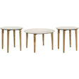  Coaster Furniture Aldis 703718-S3 3-piece Coffee and End Table Set - White IMAGE 1