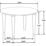  Coaster Furniture Aldis 703718-S3 3-piece Coffee and End Table Set - White IMAGE 10