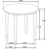  Coaster Furniture Aldis 703718-S3 3-piece Coffee and End Table Set - White IMAGE 9