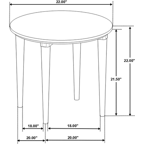  Coaster Furniture Aldis 703718-S3 3-piece Coffee and End Table Set - White IMAGE 9