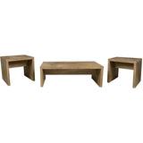  Coaster Furniture Lynette 704128-S3 3-piece Rectangular Coffee and End Table Set - Mango IMAGE 1