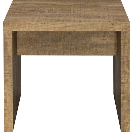  Coaster Furniture Lynette 704128-S3 3-piece Rectangular Coffee and End Table Set - Mango IMAGE 4