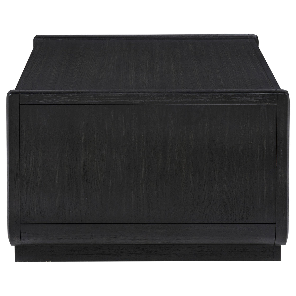  Coaster Furniture Leandro 704638 2-drawer Wood Coffee Table - Burnished Black IMAGE 4