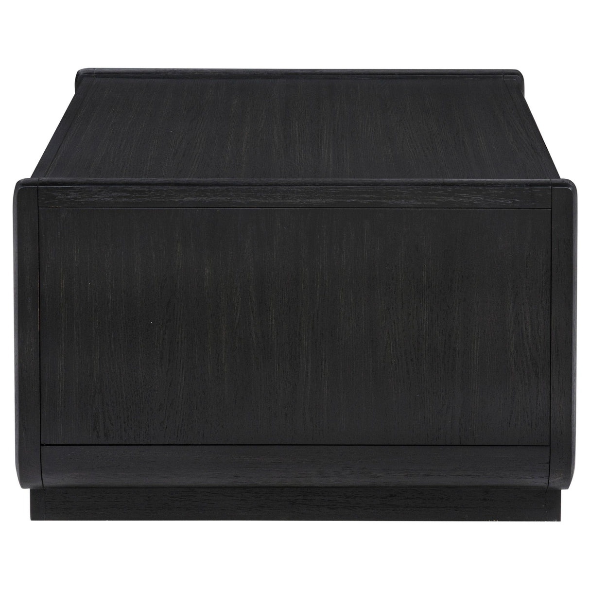  Coaster Furniture Leandro 704638 2-drawer Wood Coffee Table - Burnished Black IMAGE 5
