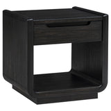  Coaster Furniture Leandro 704638-S2 2-piece Wood Coffee and End Table Set - Burnished Black IMAGE 6