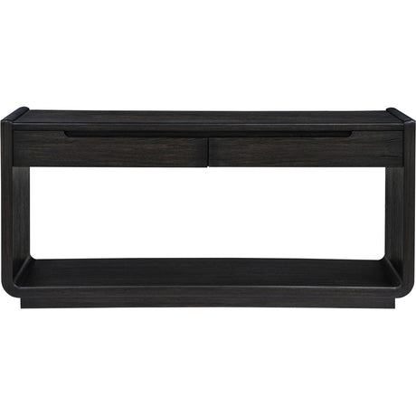  Coaster Furniture Leandro 704639 2-drawer Entryway Sofa Console Table - Burnished Black IMAGE 4