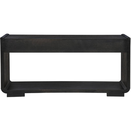  Coaster Furniture Leandro 704639 2-drawer Entryway Sofa Console Table - Burnished Black IMAGE 8