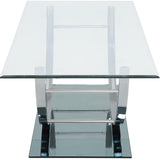  Coaster Furniture Danville 704988-S3 3-piece Glass Top Coffee and End Table Set - Chrome IMAGE 8