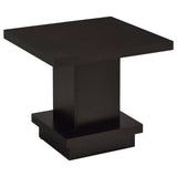 Coaster Furniture Reston 705168-S3 3-piece Square Coffee and End Table Set - Cappuccino IMAGE 9
