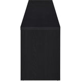  Coaster Furniture Rutland 705803 78-inch 3-drawer TV Stand Media Console - Black IMAGE 6
