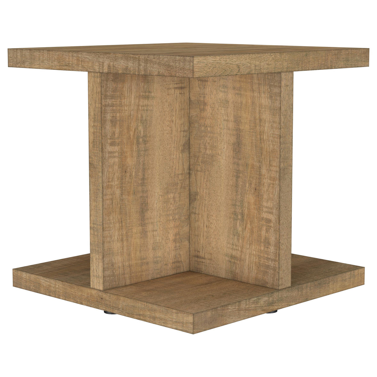  Coaster Furniture Cortona 706177 Square Engineered Wood Side Table - Mango IMAGE 1