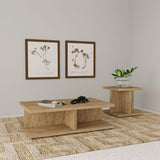  Coaster Furniture Cortona 706177 Square Engineered Wood Side Table - Mango IMAGE 7