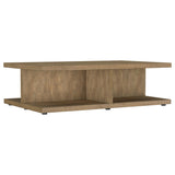  Coaster Furniture Cortona 706178 Square Engineered Wood Coffee Table - Mango IMAGE 1