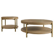 Coaster Furniture Arini 706188-S2 2-piece Round Coffee and End Table Set - Sand Wash IMAGE 1